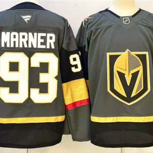 Vegas Golden Knights #93 Mitch Marner Grey 2024-25 Stitched Jersey