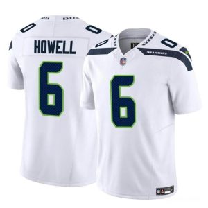 Seattle Seahawks #6 Sam Howell White 2023 F.U.S.E. Vapor Limited Stitched Jersey