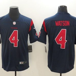 Houston Texans #4 Deshaun Watson Navy Vapor Untouchable Color Rush Limited Stitched Nike Jersey