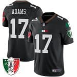 Las Vegas Raiders #17 Davante Adams Black Mexico Vapor Limited Stitched Jersey