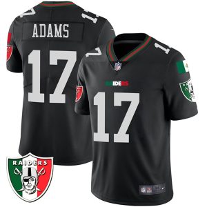 Las Vegas Raiders #17 Davante Adams Black Mexico Vapor Limited Stitched Jersey