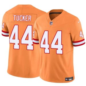 Tampa Bay Buccaneers #44 Sean Tucker Orange F.U.S.E. Throwback Limited Stitched Jersey