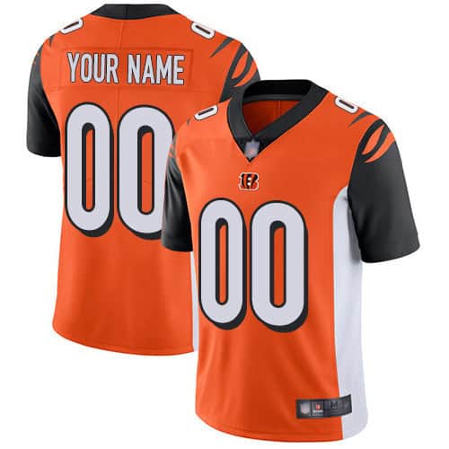 Cincinnati Bengals Customized Orange Team Color Vapor Untouchable Limited Stitched NFL Jersey