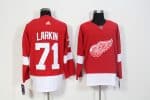 Detroit Red Wings #71 Dylan Larkin Red Stitched Adidas Jersey