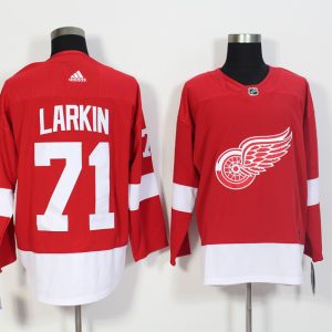 Detroit Red Wings #71 Dylan Larkin Red Stitched Adidas Jersey
