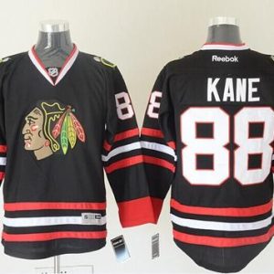 Blackhawks #88 Patrick Kane Black Stitched Jersey