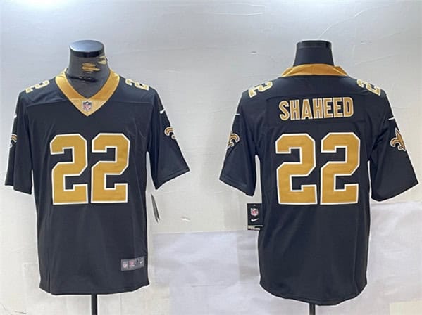 New Orleans Saints #22 Rashid Shaheed Black Vapor Limited Stitched Jersey