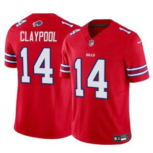 Buffalo Bills #14 Chase Claypool Red 2024 F.U.S.E. Vapor Untouchable Limited Stitched Jersey