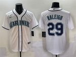 Seattle Mariners #29 Cal Raleigh White Cool Base Stitched Jersey
