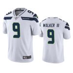 Seattle Seahawks #9 Kenneth Walker III White Vapor Untouchable Limited Stitched Jersey