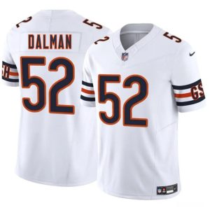 Chicago Bears #52 Drew Dalman White 2025 F.U.S.E. Vapor Stitched Jersey