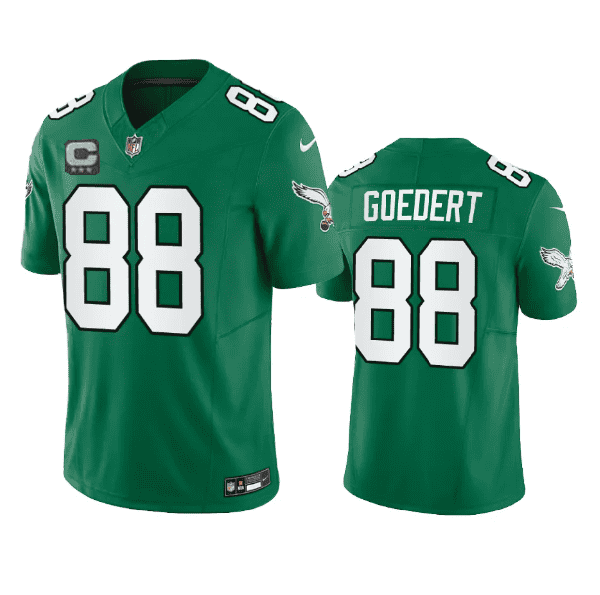 Philadelphia Eagles #88 Dallas Goedert Green 2023 F.U.S.E. With C Patch Vapor Untouchable Stitched Jersey