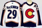 Colorado Avalanche #29 Nathan MacKinnon White Alternate With A Patch Reverse Retro Stitched Jersey