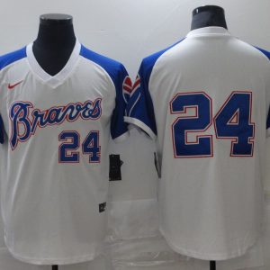 Atlanta Braves #24 Cool Base Stitched Jersey