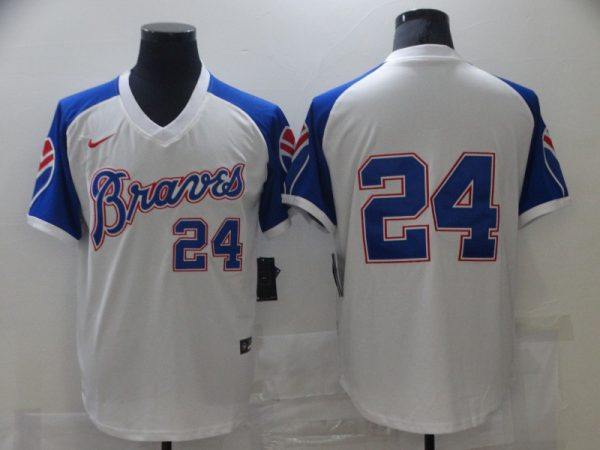Atlanta Braves #24 Cool Base Stitched Jersey