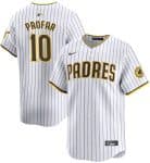 San Diego Padres #10 Jurickson Profar White 2024 Home Limited Stitched Jersey