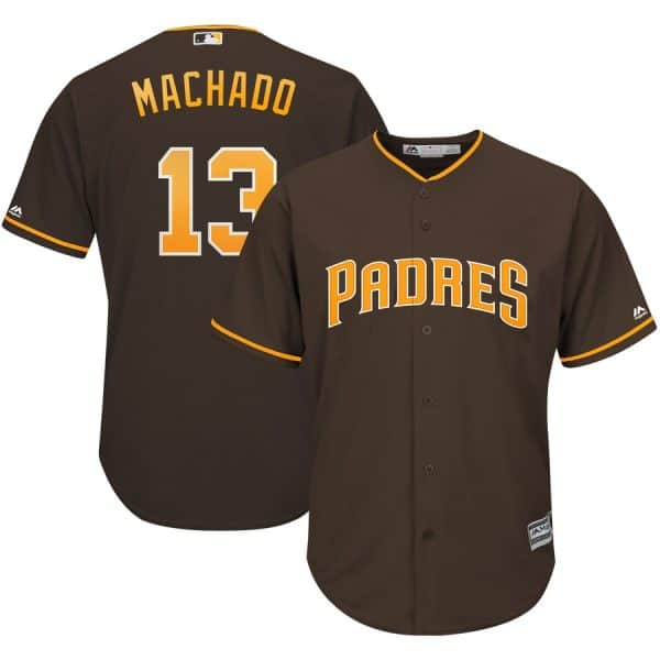 San Diego Padres #13 Manny Machado Coffee Cool Base Stitched Jersey