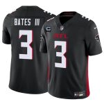 Atlanta Falcons #3 Jessie Bates III Black 2024 F.U.S.E With 3-Star C Patch Vapor Untouchable Limited Stitched Jersey