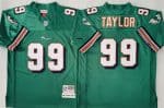 Miami Dolphins #99 Jason Taylor Aqua Throwback Stitched Football Jersey