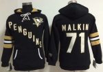 Pittsburgh Penguins #71 Evgeni Malkin Black Old Time Heidi NHL Hoodie