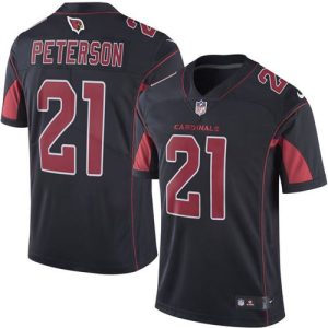 Cardinals #21 Patrick Peterson Black Stitched Limited Rush Nike Jersey