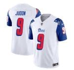 New England Patriots #9 Matthew Judon White Blue 2023 F.U.S.E. Vapor Limited Stitched Jersey