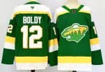 Minnesota Wild #12 Matt Boldy Green 2024-25 Alternate Stitched Jersey
