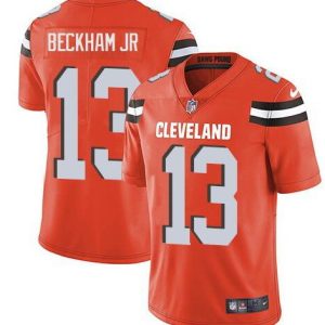 Cleveland Browns #13 Odell Beckham Jr. Orange Vapor Untouchable Limited Stitched Jersey