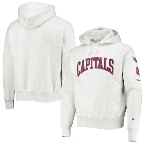 Washington Capitals Champion Gray OB Capsule II Pullover Hoodie