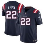 New England Patriots #22 Marcus Epps Navy 2025 F.U.S.E. Vapor Limited Stitched Jersey