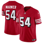 San Francisco 49ers #54 Fred Warner New Red 2023 F.U.S.E. Vapor Untouchable Limited Stitched Jersey