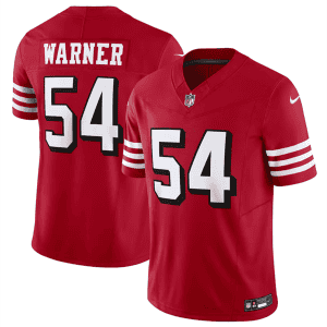 San Francisco 49ers #54 Fred Warner New Red 2023 F.U.S.E. Vapor Untouchable Limited Stitched Jersey