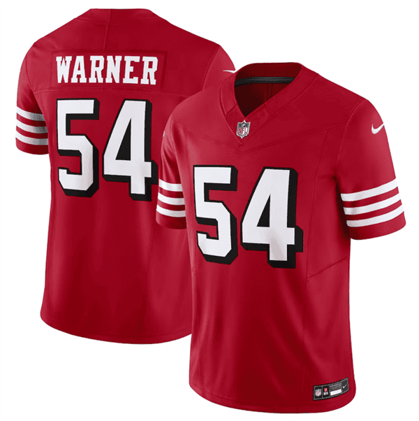 San Francisco 49ers #54 Fred Warner New Red 2023 F.U.S.E. Vapor Untouchable Limited Stitched Jersey