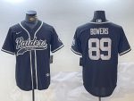 Las Vegas Raiders #89 Brock Bowers Black Cool Base Stitched Jersey