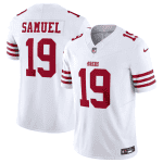 San Francisco 49ers #19 Deebo Samuel White 2023 F.U.S.E. Vapor Untouchable Limited Stitched Jersey