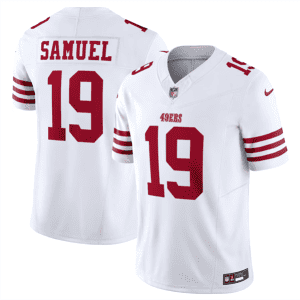 San Francisco 49ers #19 Deebo Samuel White 2023 F.U.S.E. Vapor Untouchable Limited Stitched Jersey