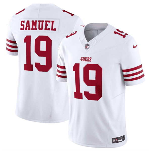 San Francisco 49ers #19 Deebo Samuel White 2023 F.U.S.E. Vapor Untouchable Limited Stitched Jersey