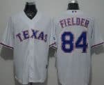 Rangers #84 Prince Fielder White New Cool Base Stitched Jersey