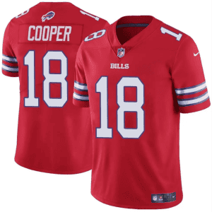 Buffalo Bills #18 Amari Cooper Red 2024 Vapor Untouchable Limited Stitched Jersey