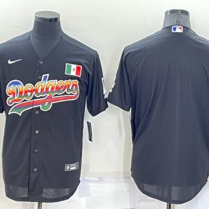 Los Angeles Dodgers Blank Black Stitched Baseball Jersey