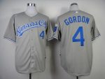 Royals #4 Alex Gordon Grey Cool Base Stitched Jersey