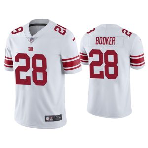 New York Giants #28 Devontae Booker White Vapor Untouchable Limited Stitched Jersey
