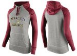 Nike Minnesota Vikings Performance Hoodie Grey Red