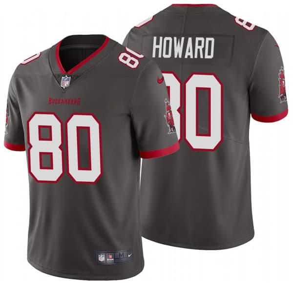 Tampa Bay Buccaneers #80 O.J. Howard 2020 Grey Vapor Untouchable Limited Stitched Jersey