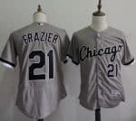 White Sox #21 Todd Frazier Grey Flexbase Authentic Collection Stitched Jersey
