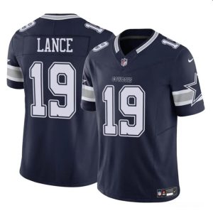 Dallas Cowboys #19 Trey Lance Navy 2023 F.U.S.E Vapor Untouchable Limited Stitched Jersey