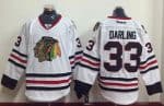 Blackhawks #33 Scott Darling White Stitched Jersey