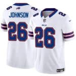 Buffalo Bills #26 Ty Johnson White 2024 F.U.S.E. Vapor Untouchable Limited Stitched Jersey