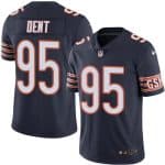 Bears #95 Richard Dent Navy Blue Stitched Limited Rush Nike Jersey