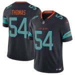Miami Dolphins #54 Zach Thomas Black 2025 F.U.S.E. ¡°Rivalries¡± Vapor Limited Football Stitched Jersey